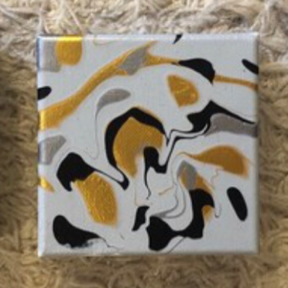 4” x 4” Acrylic Painting for Home Decor 🌊 - Picture 3 of 4